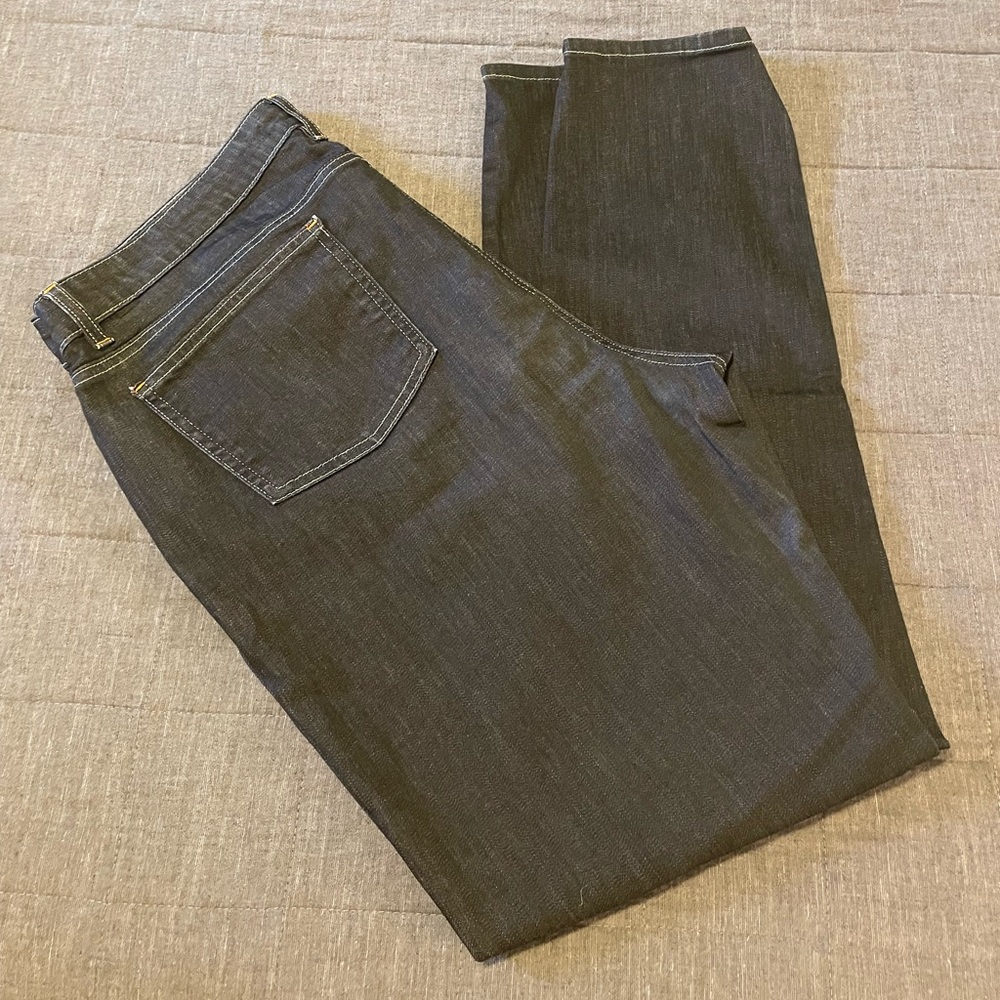 Eileen Fisher Dark Rinse Organic Cotton Jeans Size 16
